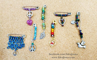 Social Art, or The Love Bead Safe Harbor Pin Project Rides Again!